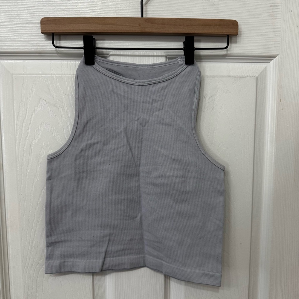 💜 Intimately by Free People Light Blue Sleeveless Crop Top